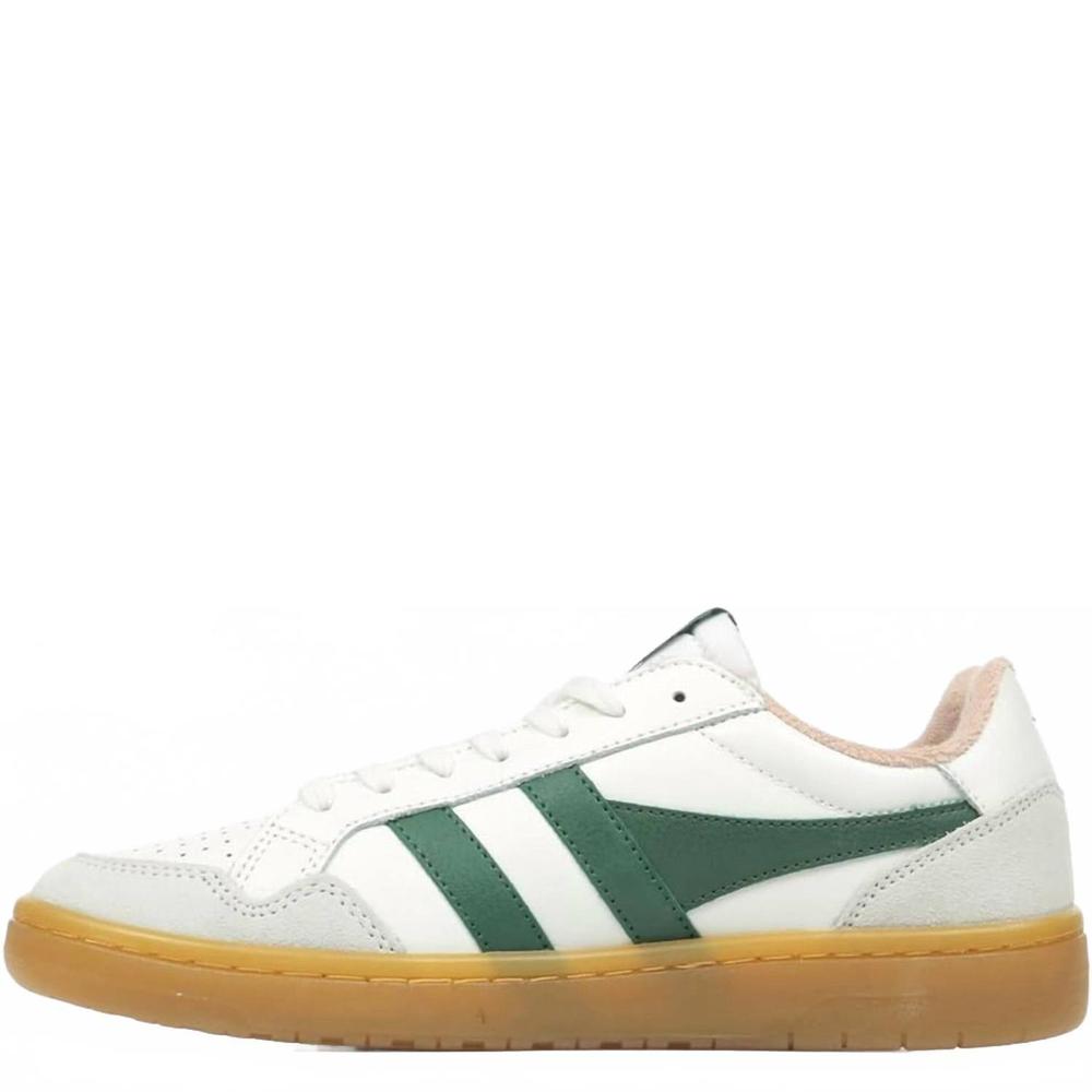 NEW GOLA men's eagle '86 sneakers shoes in off white/evergreen - Picture 4 of 6